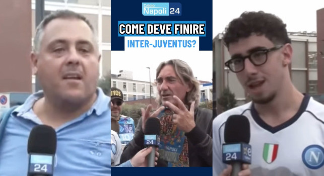 Inter-Juventus, il pronostico 'irriverente' dei tifosi napoletani! | VIDEO CN24