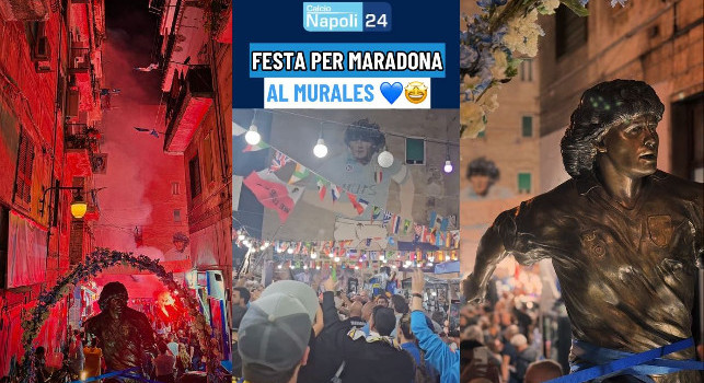 Compleanno Maradona, quello che è successo stasera al Murales a Napoli mette i brividi! | VIDEO