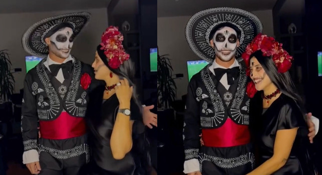 L'avete riconosciuto? Festa di Halloween e super travestimento per il calciatore del Napoli! | VIDEO