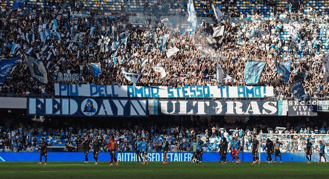 Lo striscione a sorpresa della Curva B dopo la sconfitta del Napoli contro l'Atalanta | FOTO