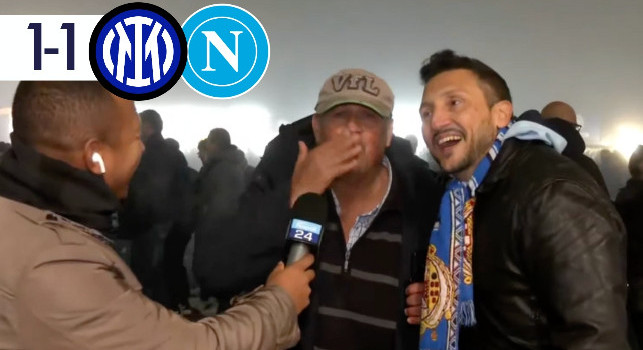 Inter-Napoli 1-1 e Conte capolista: guardate la reazione dei napoletani a San Siro! | VIDEO