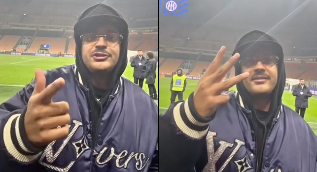 Geolier, rap da brividi a San Siro: Napoli non sta ridendo, piange. Forza il Napoli, Forza Napoli | VIDEO