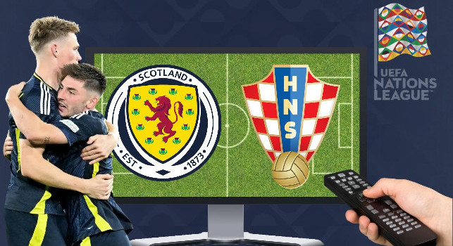 Nations League, dove vedere Scozia-Croazia gratis in Tv e streaming