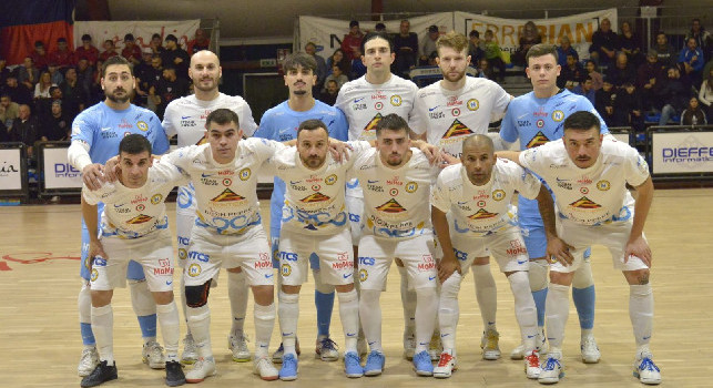 Napoli Futsal in rimonta nel finale: pari e patta a Pomezia, finisce 5-5