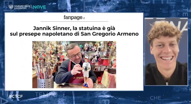 Sei la statuina più presente a San Gregorio Armeno!, la risposta di Sinner | VIDEO