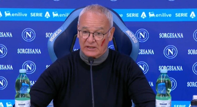 Ranieri in conferenza: Mancano ammonizioni a Lukaku, gli arbitri sbagliano come noi! Napoli primo o secondo, il gol è arrivato per una nostra disattenzione