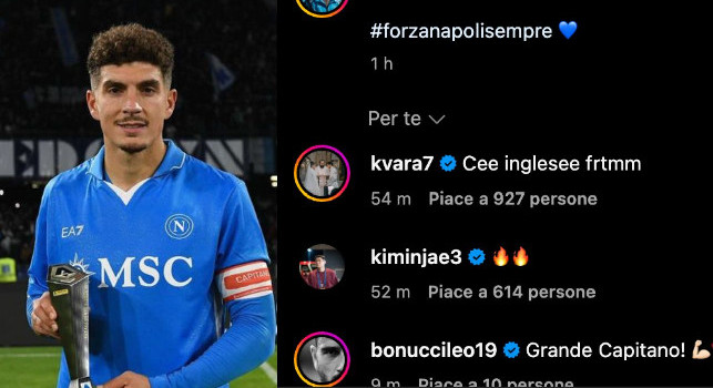 Di Lorenzo migliore in campo, arrivano anche i complimenti di Kim | FOTO