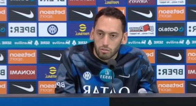 Inter, Calhanoglu: Sconfitta Napoli? Non &egrave; cambiato niente per noi