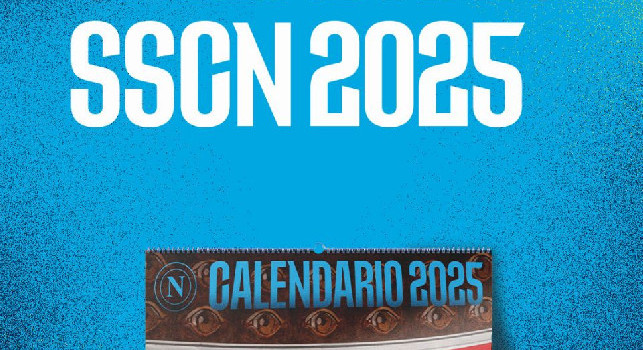 Calendario SSC Napoli 2025: da oggi in tutte le edicole della Campania