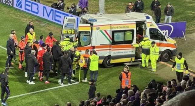 Bove è vigile, cosciente e respira autonomamente: trasportato in ambulanza verso l'ospedale di Firenze