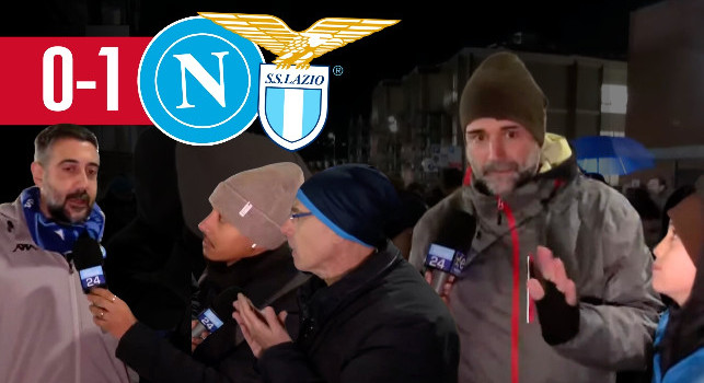 Napoli-Lazio 0-1, Conte perde il 1º posto: guardate la reazione dei tifosi al Maradona! | VIDEO