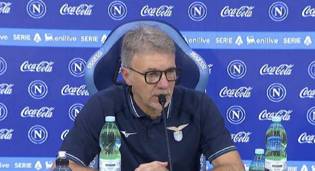 Lazio, Baroni in conferenza: Il Napoli ha una consistenza incredibile: ha un allenatore che sa come si vince. Rimpianti? La partita l'avete vista