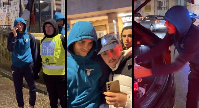 Guendouzi sorprende tutti dopo Napoli-Lazio: è successo all'uscita del Maradona | VIDEO CN24