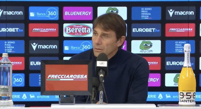 Conte in conferenza: Al 45' ci siamo guardati negli occhi, le cose dobbiamo prendercele e non ce le regalano! Neres meritava una maglia da titolare, un monito per tutti. Bel gioco? Qualcuno ha palato fine