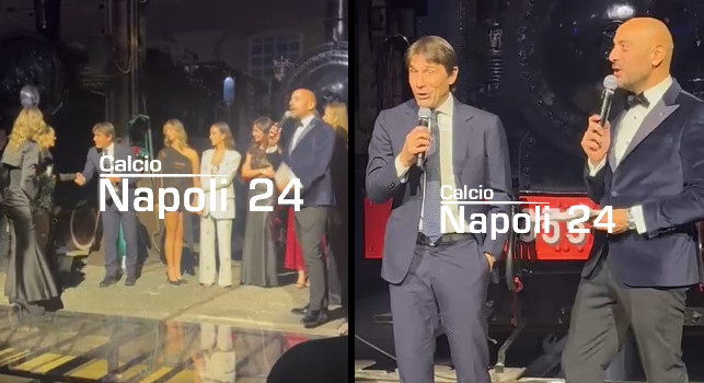 Conte alla cena di Natale: il discorso e il siparietto con ADL e le mogli dei calciatori | VIDEO CN24