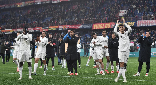 Da Genova: Il Napoli teneva il pallone della bandierina come una squadra qualunque in lotta per la salvezza