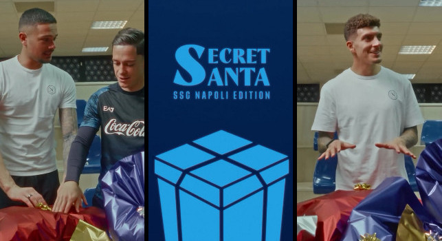 Secret Santa: SSC Napoli Edition! Ecco i regali degli azzurri a Castel Volturno | VIDEO