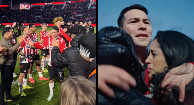 Lozano dice addio al PSV: lacrime e pasillo de honor da brividi per l'ex Napoli | VIDEO