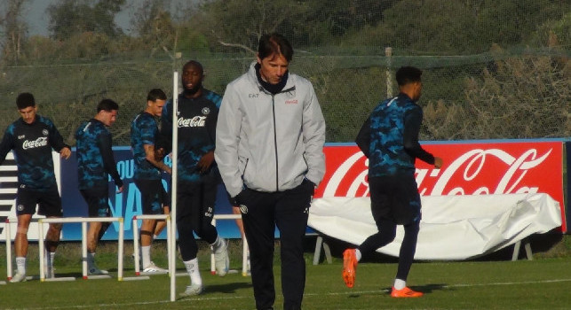 Conte allenamento Napoli