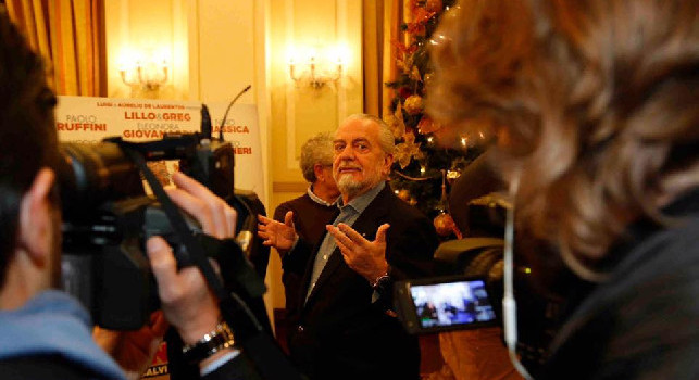 De Laurentiis: Non mi resta che ringraziare il nuovo acquisto, un giovane che ha lavorato in Svizzera