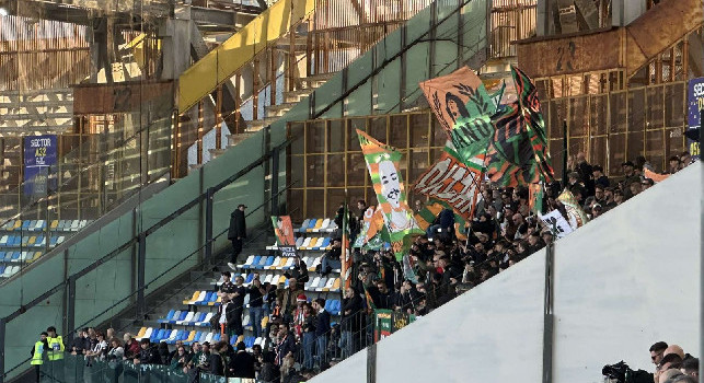 Napoli-Venezia, folta presenza nel settore ospiti! | FOTO