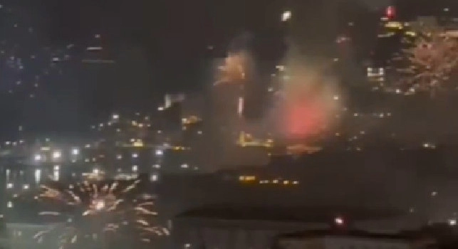 Primo capodanno a Napoli, Conte a bocca aperta: incredibile spettacolo pirotecnico! | VIDEO