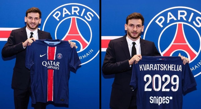 Kvaratskhelia al PSG: &egrave; ufficiale