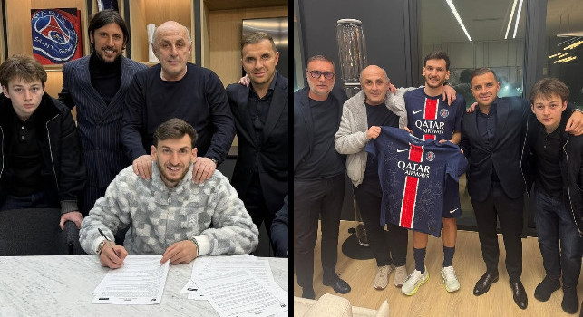 Kvaratskhelia firma col PSG, ecco chi era presente: spunta anche Zaccardo | FOTO