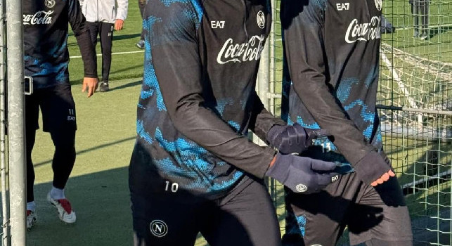 Atalanta-Napoli, ecco alcuni scatti dell'allenamento di rifinitura per gli azzurri | FOTOGALLERY