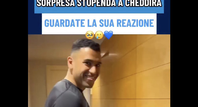 Sorpresa emozionante per l'azzurro Cheddira in prestito all'Espanyol | VIDEO