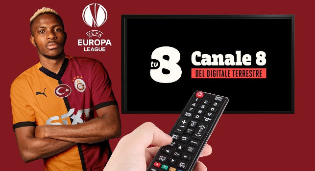 Europa League in chiaro: c'è Osimhen in diretta su TV8, svelata la partita