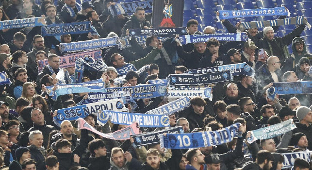 Settore ospiti stadio Olimpico di Roma