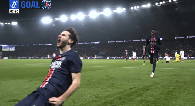 Kvaratskhelia segna col PSG nel 6-1 contro il Saint-Etienne: settimana prossima può arrivare lo Scudetto | VIDEO