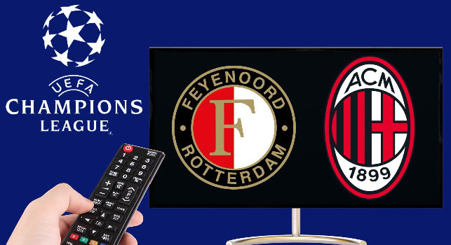 Dove vedere Feyenoord-Milan in Tv e streaming per I play-off di Champions League