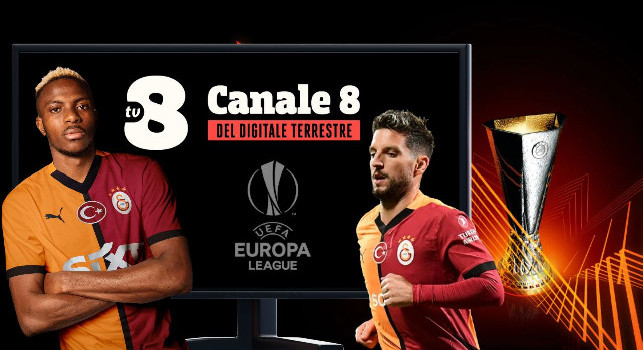 Europa League in chiaro: ancora Osimhen-Mertens, la gara play-off su TV8