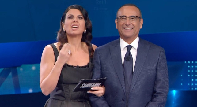 Geppi Cucciari e Carlo Conti