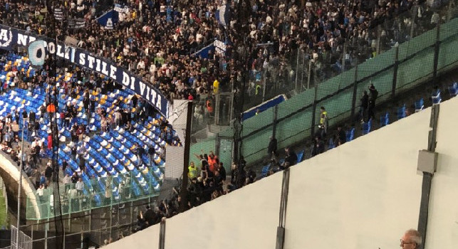 Settore ospiti stadio Maradona