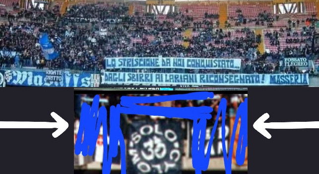 Tensioni ultras Como-Napoli, tutto parte da questo striscione rubato! La ricostruzione di Tifo-net