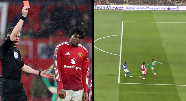 Disastro Dorgu in Man Utd-Ipswich Town: pasticcio con Onana, poi l'espulsione | VIDEO