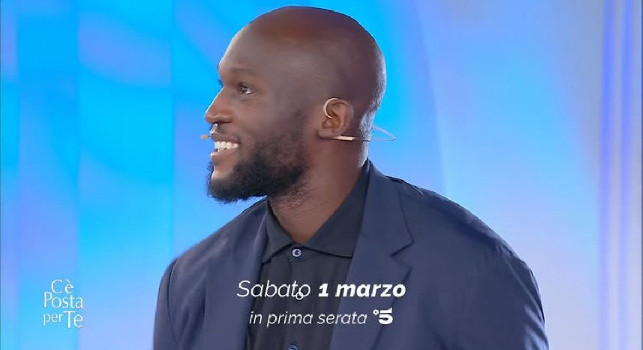 Lukaku ospite a C'è Posta per Te con Maria De Filippi: data e orario della puntata