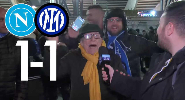 Napoli Inter 1-1 Live reaction