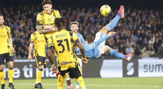 CdS - Dominio schiacciante del Napoli: azzerata l'Inter. Pareggio che sta davvero stretto a Conte