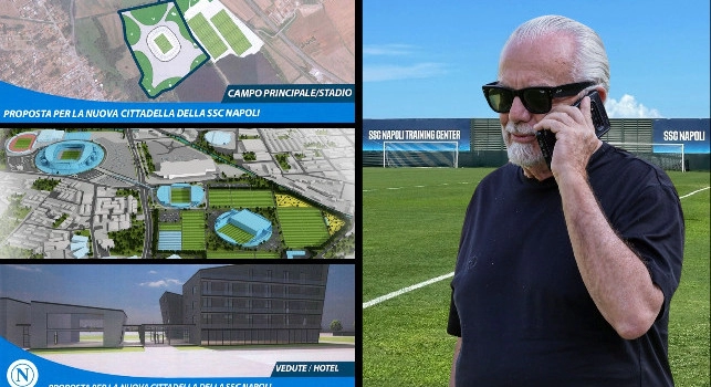 Cm.it - Nuovo centro sportivo SSC Napoli: sopralluogo in zona Monteruscello, incontro tra ADL e il sindaco