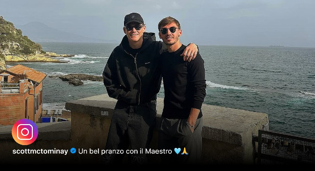 McTominay dà il soprannome a Gilmour: Un bellissimo pranzo con il Maestro | FOTO