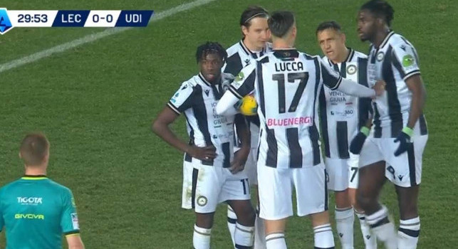 Rigore Lecce-Udinese, Lucca: Show da evitare, vi spiego perché l'ho fatto