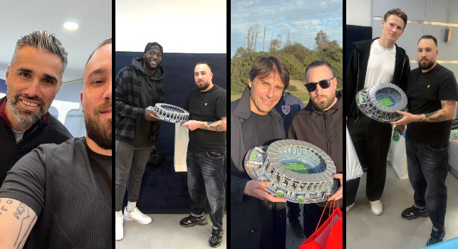 Conte, Lukaku e McTominay sorpresi: regalo speciale per gli azzurri a Castel Volturno! | VIDEO