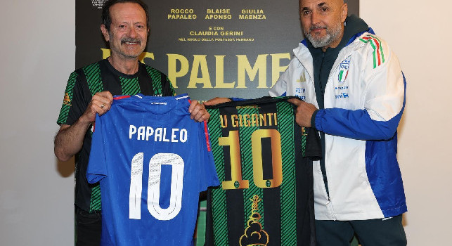 'U.S. Palmese' in uscita, Rocco Papaleo incontra la Nazionale | FOTO