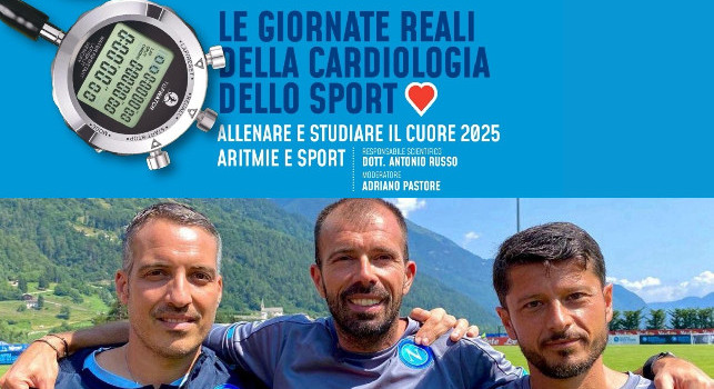 Torna Le Giornate Reali della Cardiologia dello Sport 2025 con i medici della SSC Napoli: data e luogo