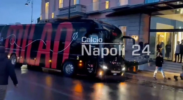Arrivo Milan a Napoli