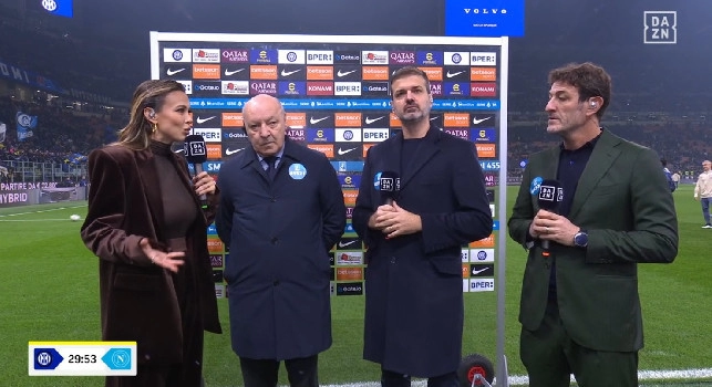Inter, Marotta: Giocare prima o dopo il Napoli? Giocare dopo può essere un vantaggio ma...